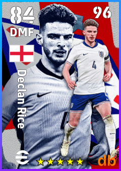 Declan Rice eFootball player card