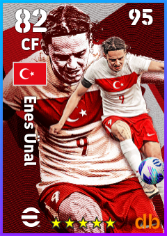 Enes Ünal — CF, OVR 82, MAX 95