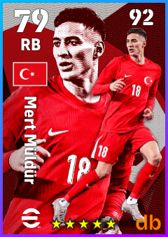 Mert Müldür — RB, OVR 79, MAX 92