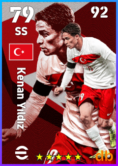 Kenan Yıldız — SS, OVR 79, MAX 92