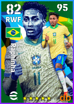Raphinha eFootball player card