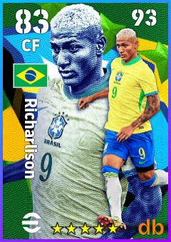 Richarlison — CF, OVR 83, MAX 93