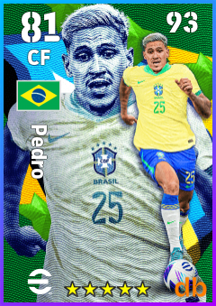 Pedro eFootball player card