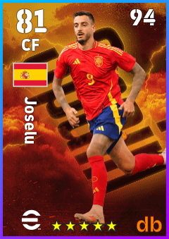 Joselu — CF, OVR 81, MAX 94