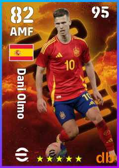 Dani Olmo eFootball player card