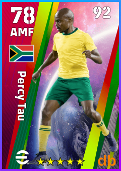 Percy Tau — AMF, OVR 78, MAX 92