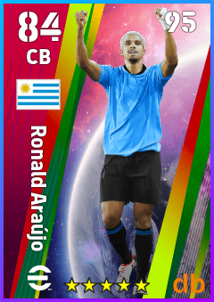 Ronald Araújo — CB, OVR 84, MAX 95