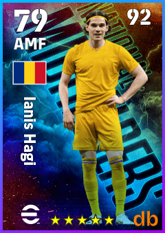 Ianis Hagi — AMF, OVR 79, MAX 92