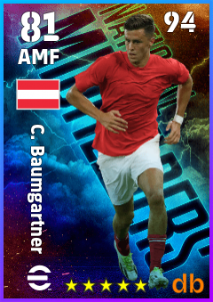 C. Baumgartner eFootball player card