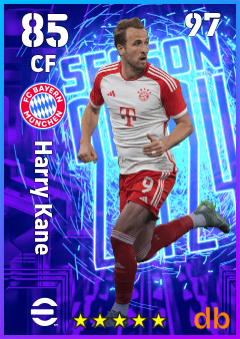 Harry Kane — CF, OVR 85, MAX 97