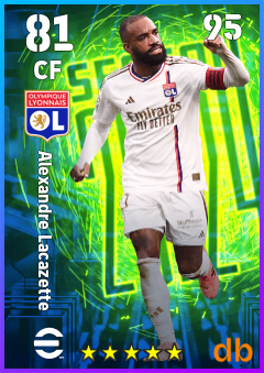 Alexandre Lacazette — CF, OVR 81, MAX 95