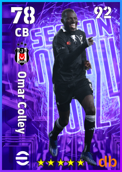 Omar Colley — CB, OVR 78, MAX 92
