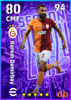 Kerem Demirbay — CMF, OVR 80, MAX 94