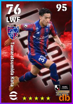 Tawaratsumida Kota — LWF, OVR 76, MAX 95