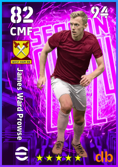 James Ward Prowse — CMF, OVR 82, MAX 94