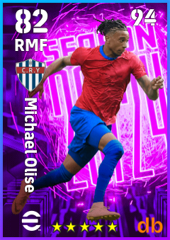 Michael Olise — RMF, OVR 82, MAX 94