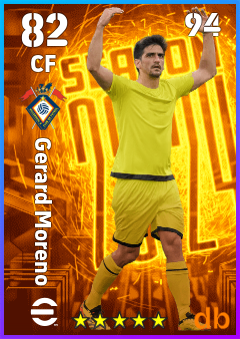 Gerard Moreno — CF, OVR 82, MAX 94