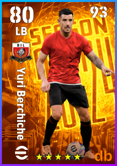 Yuri Berchiche — LB, OVR 80, MAX 93
