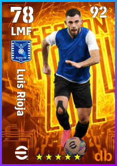 Luis Rioja — LMF, OVR 78, MAX 92