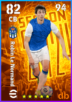 Robin Le Normand — CB, OVR 82, MAX 94