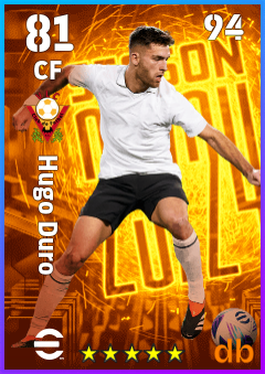 Hugo Duro — CF, OVR 81, MAX 94