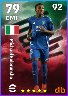 Michael Folorunsho — CMF, OVR 79, MAX 92