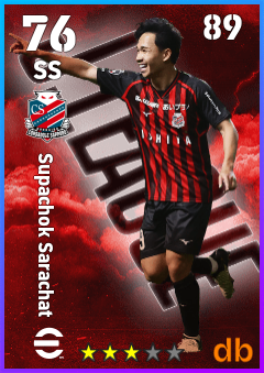 Supachok Sarachat — SS, OVR 76, MAX 89