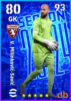 V. Milinković-Savić — GK, OVR 80, MAX 93