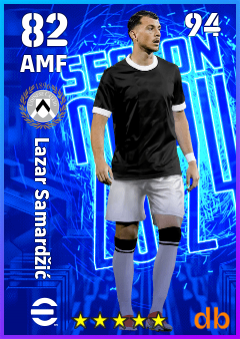 Lazar Samardžić — AMF, OVR 82, MAX 94