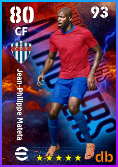 Jean-Philippe Mateta — CF, OVR 80, MAX 93