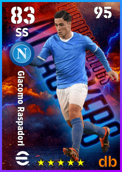 Giacomo Raspadori — SS, OVR 83, MAX 95