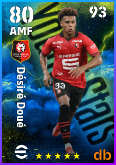 Désiré Doué — AMF, OVR 80, MAX 93