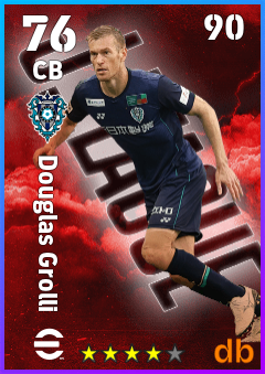 Douglas Grolli — CB, OVR 76, MAX 90
