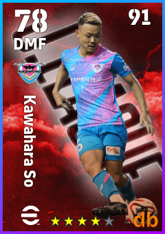 Kawahara So — DMF, OVR 78, MAX 91