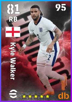 Kyle Walker eFootball player card