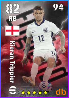 Kieran Trippier — RB, OVR 82, MAX 94