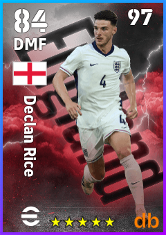Declan Rice eFootball player card