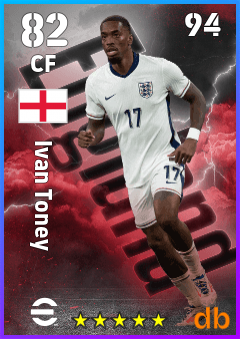 Ivan Toney — CF, OVR 82, MAX 94