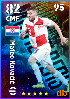 Mateo Kovačić — CMF, OVR 82, MAX 95