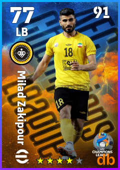 Milad Zakipour — LB, OVR 77, MAX 91