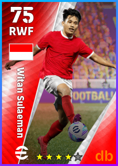 Witan Sulaeman — RWF, OVR 75, MAX 75