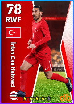 İrfan Can Kahveci — RWF, OVR 78, MAX 78