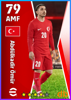 Abdülkadir Ömür — AMF, OVR 79, MAX 79