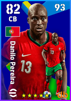 Danilo Pereira — CB, OVR 82, MAX 93