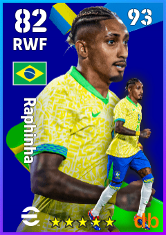 Raphinha eFootball player card