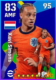 Xavi Simons eFootball player card