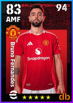 Bruno Fernandes eFootball player card