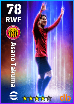 Asano Takuma — RWF, OVR 78, MAX 78