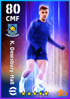 K. Dewsbury-Hall — CMF, OVR 80, MAX 80