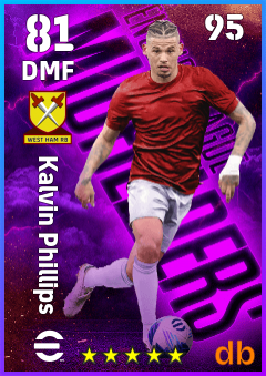 Kalvin Phillips — DMF, OVR 81, MAX 95